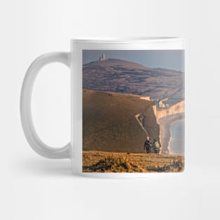 The Seven Sisters, East Sussex, UK (hikers) Mug